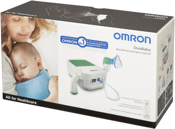 Ингалятор Omron DuoBaby (NE-301-RU) компрессорный стационарный белый - купить недорого с доставкой в интернет-магазине