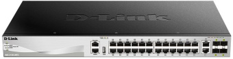 Коммутатор D-Link DGS-3130-30TS/B1A (L3) 24x1Гбит/с 2x10Гбит/с 4xКомбо(10GBase-T/SFP+) 4SFP+ управляемый - купить недорого с доставкой в интернет-магазине