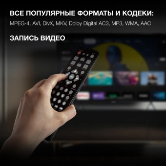 Ресивер DVB-T2 Hyundai H-DVB240 черный - купить недорого с доставкой в интернет-магазине