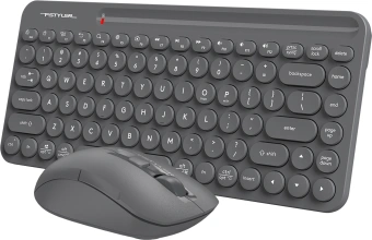 Клавиатура + мышь A4Tech Fstyler FG3200 Air2 клав:серый мышь:серый USB беспроводная slim Multimedia - купить недорого с доставкой в интернет-магазине