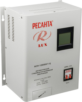 Стабилизатор напряжения Ресанта АСН-12000Н/1-Ц 12кВА однофазный серый (63/6/22) - купить недорого с доставкой в интернет-магазине