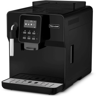 Кофемашина Rondell RDE-1109 1350Вт черный/серебристый - купить недорого с доставкой в интернет-магазине