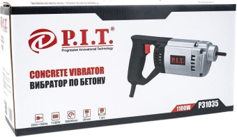 Вибратор для бетона P.I.T. P31035 1100Вт электрический - купить недорого с доставкой в интернет-магазине