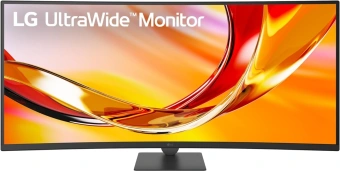 Монитор LG 34" UltraWide 34U640B-B черный VA LED 21:9 HDMI матовая HAS 300cd 178гр/178гр 3440x1440 144Hz FreeSync Premium DP UW USB 7.7кг - купить недорого с доставкой в интернет-магазине