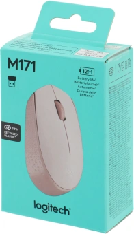 Мышь Logitech M171 розовый оптическая 1000dpi беспров. USB для ноутбука 2but (910-006865) - купить недорого с доставкой в интернет-магазине