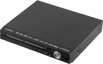 Плеер DVD Hyundai H-DVD200 черный Караоке ПДУ - купить недорого с доставкой в интернет-магазине