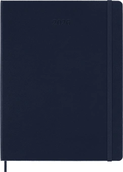 Еженедельник Moleskine CLASSIC WKNT XL 190х250мм 144стр. синий сапфир - купить недорого с доставкой в интернет-магазине