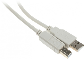 Кабель Ningbo USB A(m) USB B(m) 5м феррит.кольца серый - купить недорого с доставкой в интернет-магазине