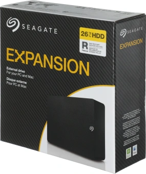 Жесткий диск Seagate USB3.0 26TB STKP26000400 Expansion 3.5" черный - купить недорого с доставкой в интернет-магазине
