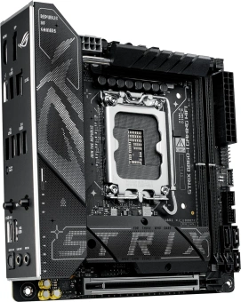Материнская плата Asus ROG STRIX B860-I GAMING WIFI Soc-1851 Intel B860 2xDDR5 mini-ITX AC`97 8ch(7.1) 2.5Gg RAID+HDMI+DP - купить недорого с доставкой в интернет-магазине