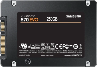 Накопитель SSD Samsung SATA-III 250GB MZ-77E250B/AM 870 EVO 2.5" - купить недорого с доставкой в интернет-магазине
