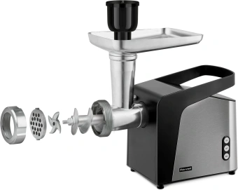 Мясорубка Rondell RDE-1455 2000Вт стальной - купить недорого с доставкой в интернет-магазине