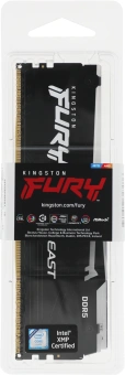 Память DDR5 16GB 6000MHz Kingston KF560C30BBA-16 Fury Beast Black RGB RTL Gaming PC5-48000 CL30 DIMM 288-pin 1.4В kit single rank с радиатором Ret - купить недорого с доставкой в интернет-магазине