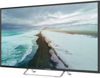 Телевизор LED PolarLine 43" 43PL52TC-SM черный/серебристый FULL HD 60Hz DVB-T DVB-T2 DVB-C DVB-S2 USB WiFi Smart TV (RUS) - купить недорого с доставкой в интернет-магазине