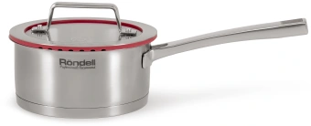 Ковш Rondell Verter RDS-2028 1.3л. d=16см (с крышкой) стальной - купить недорого с доставкой в интернет-магазине