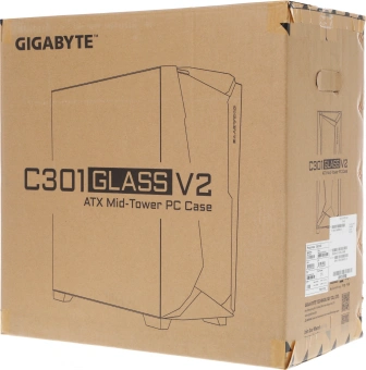 Корпус Gigabyte C301G черный без БП ATX 3x120mm 5x140mm 2xUSB3.0 audio bott PSU - купить недорого с доставкой в интернет-магазине