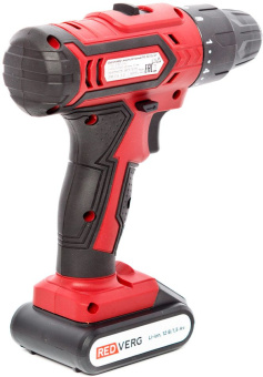 Шуруповерт RedVerg RD-SD12L/2Y аккум. патрон:быстрозажимной (кейс в комплекте) - купить недорого с доставкой в интернет-магазине