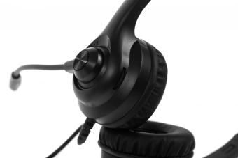 Наушники с микрофоном A4Tech HS-8i черный 1.8м накладные оголовье - купить недорого с доставкой в интернет-магазине