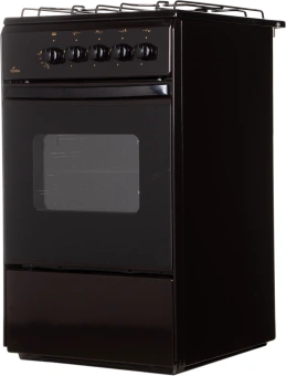 Плита Газовая Flama RG 24019 B коричневый (без крышки) реш.сталь - купить недорого с доставкой в интернет-магазине