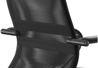 Кресло Метта SU-B-8 черный сиденье черный сетка/ткань с подголов. крестов. металл хром - купить недорого с доставкой в интернет-магазине