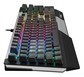 Клавиатура A4Tech Bloody B865R механическая серый/черный USB for gamer LED - купить недорого с доставкой в интернет-магазине
