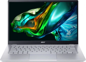 Ноутбук Acer Swift Go 14 SFG14-41-R3D8 Ryzen 5 7530U 16Gb SSD1Tb AMD Radeon 14" IPS FHD (1920x1080) Windows 11 Home silver WiFi BT Cam (NX.KG3CD.005) - купить недорого с доставкой в интернет-магазине