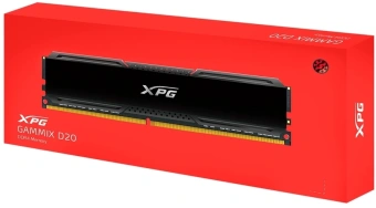 Память DDR4 8GB 3600MHz A-Data AX4U36008G18I-CBK20 XPG Gammix D20 RTL PC4-28800 CL18 DIMM 288-pin 1.35В single rank с радиатором Ret - купить недорого с доставкой в интернет-магазине