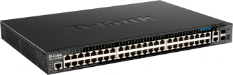 Коммутатор D-Link DGS-1520-52MP/A1A (L3) 48x1Гбит/с 2x10Гбит/с 4x2.5Гбит/с 2SFP+ 48PoE+ 370W управляемый - купить недорого с доставкой в интернет-магазине