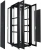 Шкаф серверный Cabeus (ND-05C-42U80/120-BK) напольный 42U 800x1200мм пер.дв.перфор.2ств. задн.дв.перфор.2-хст. 800кг черный 1102мм 131кг 220град. 2055мм IP20 сталь - купить недорого с доставкой в интернет-магазине