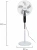 Вентилятор напольный Sonnen TF 45W-40-520 45Вт скоростей:3 ПДУ белый/черный - цена, купить или заказать с доставкой в интернет-магазине Вентилятор напольный Sonnen TF 45W-40-520 45Вт скоростей:3 ПДУ белый/черный - купить недорого с доставкой в интернет-магазине