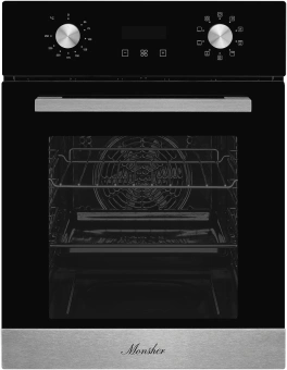Духовой шкаф Электрический Monsher MOE 4592 черный/нержавеющая сталь - купить недорого с доставкой в интернет-магазине