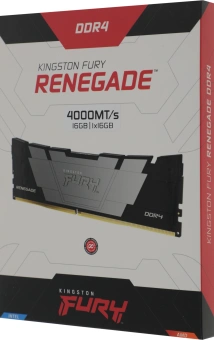 Память DDR4 16GB 4000MHz Kingston KF440C19RB12/16 Fury Renegade Black RTL Gaming PC4-32000 CL19 DIMM 288-pin 1.35В dual rank с радиатором Ret - купить недорого с доставкой в интернет-магазине