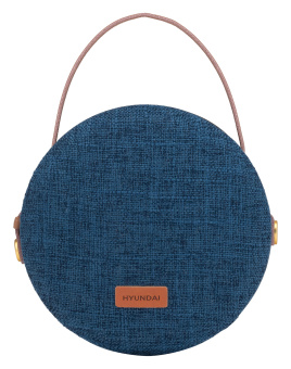 Колонка порт. Hyundai H-PAC520 синий 8W 1.0 BT/3.5Jack 10м 2200mAh - купить недорого с доставкой в интернет-магазине