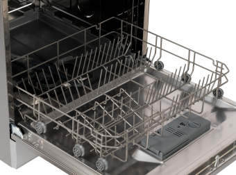 Посудомоечная машина Weissgauff TDW 4006 S серебристый/черный (компактная) - купить недорого с доставкой в интернет-магазине