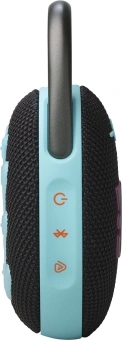 Колонка порт. JBL Clip 5 черный/оранжевый 7W Mono BT 10м 1400mAh - купить недорого с доставкой в интернет-магазине