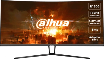 Монитор Dahua 34" DHI-LM34-E330C черный VA LED 21:9 HDMI матовая 3000:1 350cd 178гр/178гр 3440x1440 165Hz VGA DP Quad 2K (1440p) 7.24кг - купить недорого с доставкой в интернет-магазине