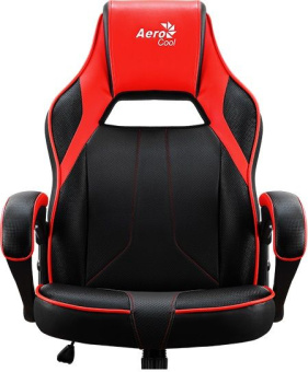 Кресло игровое Aerocool AC40C AIR черный/красный сиденье черный/красный полиуретан крестов. - купить недорого с доставкой в интернет-магазине