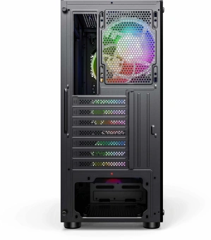 Корпус Accord 3338 черный без БП ATX 1xUSB2.0 1xUSB3.0 audio bott PSU - купить недорого с доставкой в интернет-магазине