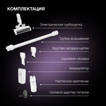 Пылесос Hyundai HYV-S5550 400Вт белый/серебристый - купить недорого с доставкой в интернет-магазине