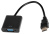 Переходник Buro HDMI-M-VGA-F HDMI (m) VGA (f) 0.1м - купить недорого с доставкой в интернет-магазине