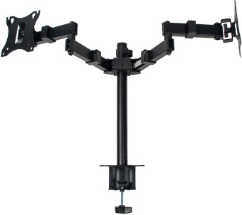 Кронштейн для мониторов Arm Media LCD-T04 черный 15"-28" макс.14кг настольный поворот и наклон - купить недорого с доставкой в интернет-магазине