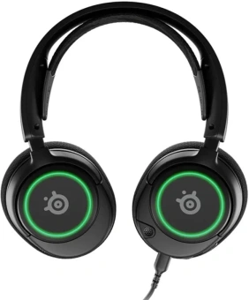 Наушники с микрофоном Steelseries Arctis Nova 3 черный 1.2м накладные оголовье (61631) - купить недорого с доставкой в интернет-магазине