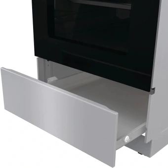 Плита Электрическая Gorenje GEC5B60SG серый стеклокерамика (без крышки) - купить недорого с доставкой в интернет-магазине