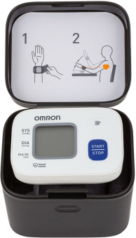Тонометр автоматический Omron RS2 (HEM-6121-RU) - купить недорого с доставкой в интернет-магазине