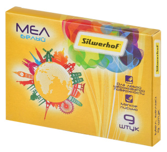 Мел белый Silwerhof 882085-09 Солнечная коллекция (9шт) картон.кор. - купить недорого с доставкой в интернет-магазине