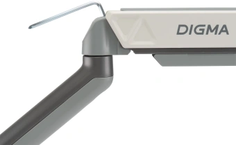 Кронштейн для мониторов ЖК Digma D-MM101 серый 17"-32" макс.9кг крепление к столешнице поворот и наклон - купить недорого с доставкой в интернет-магазине