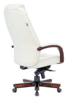 Кресло руководителя Бюрократ T-9923WALNUT слоновая кость кожа крестов. металл/дерево - купить недорого с доставкой в интернет-магазине