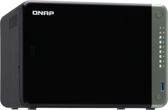 Сетевое хранилище NAS Qnap TS-653D-4G 6-bay настольный Celeron J4125 - купить недорого с доставкой в интернет-магазине