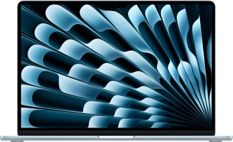Ноутбук Apple MacBook Air A3241 M4 10 core 16Gb SSD256Gb/10 core GPU 15.3" Liquid Retina (2880x1864) macOS lt.blue WiFi BT Cam (MC7A4LL/A) - купить недорого с доставкой в интернет-магазине