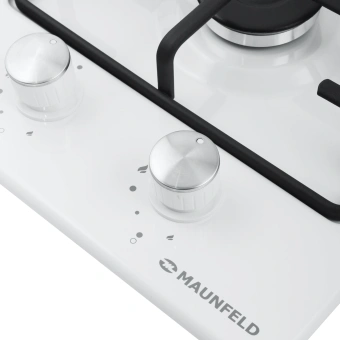 Газовая варочная поверхность Maunfeld EGHE.32.3EWG белый - купить недорого с доставкой в интернет-магазине